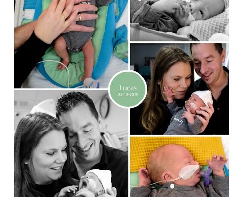 Lucas prematuur geboren met 28 weken, Rijnstate, weeenremmers, neonatologie, couveuse, sonde