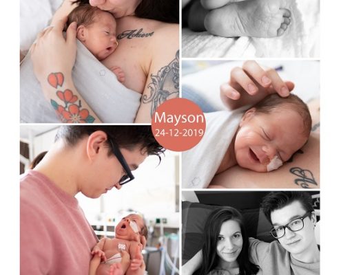 Mayson prematuur geboren met 28 weken, borstvoeding, Jeroen Bosch ziekenhuis, weeenremmers, longrijping