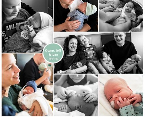Owen, Jeff & Ivan prematuur geboren met 31 weken en 2 dagen, drieling, sonde, badderen, knuffelen