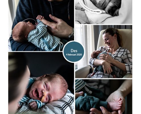 Des prematuur geboren met 31 weken, knuffelen, vroeggeboorte, sonde