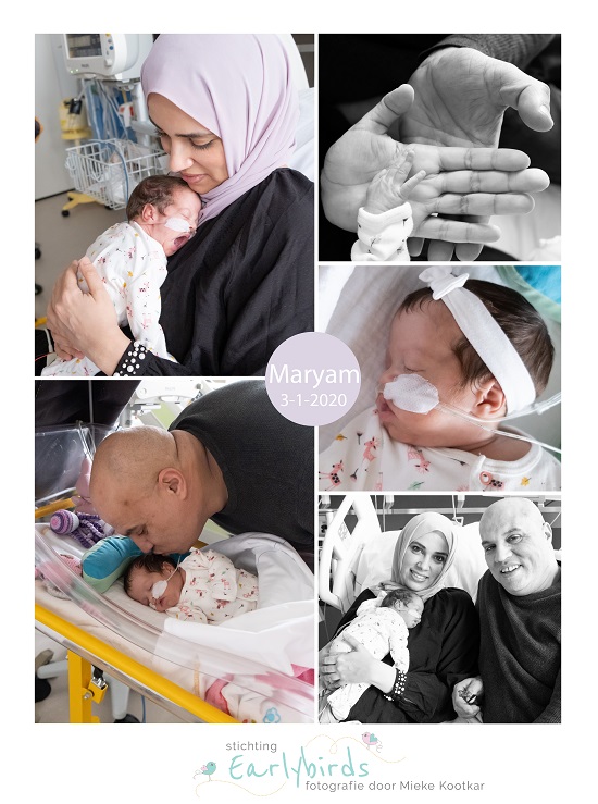 Maryam prematuur geboren met 27 weken, longrijping, Jeroen Bosch, vroeggeboorte, sonde