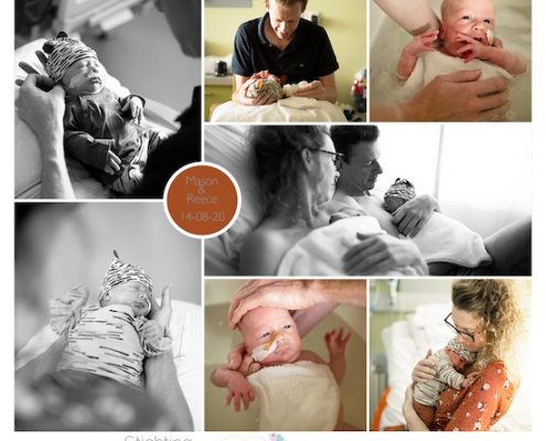 Mason & Reece prematuur geboren met 31 weken en 6 dagen, tweeling, weeenremmers, buidelen, badderen