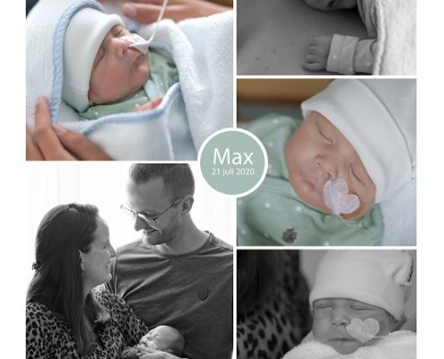 Max prematuur geboren met 29 weken, flesvoeding, sonde, buidelen