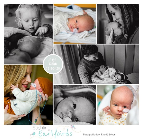 Jesse & Noah prematuur geboren met 34 weken en 4 dagen, tweeling, badderen, sonde, knuffelen
