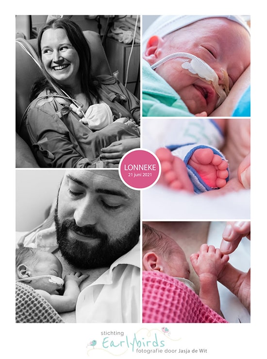 Lonneke prematuur geboren met 29 weken