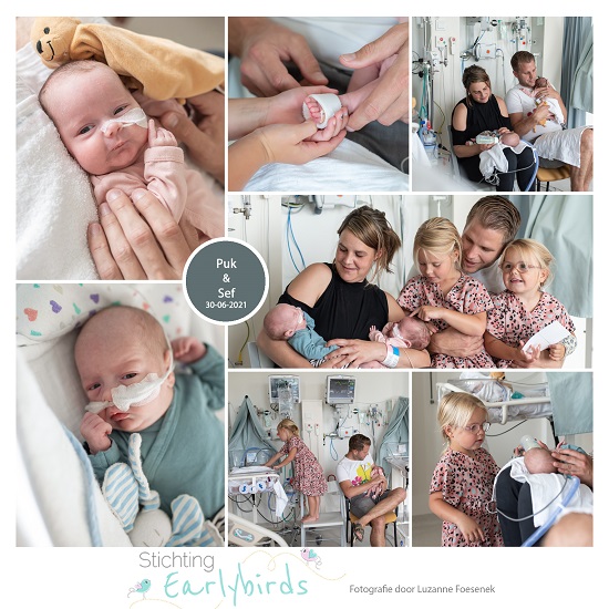 Puk & Sef prematuur geboren bij 28,5 weken, Amphia Breda, tweeling, gebroken vliezen, stuitligging, spoedkeizersnede, sonde